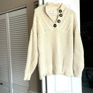 Cream oversized sweater